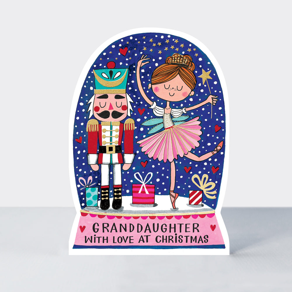 Cookie Cutter Christmas Card - Granddaughter at Christmas