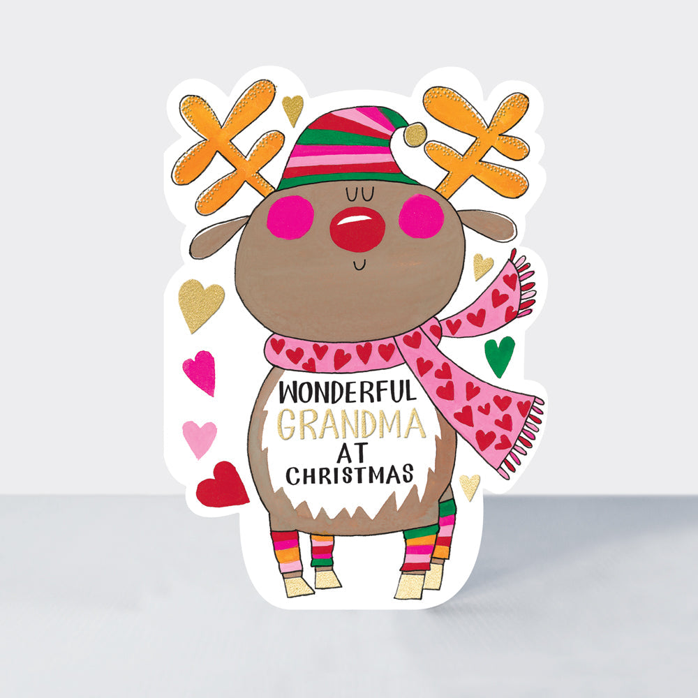 Cookie Cutter Christmas Card - Wonderful Grandma at Christmas