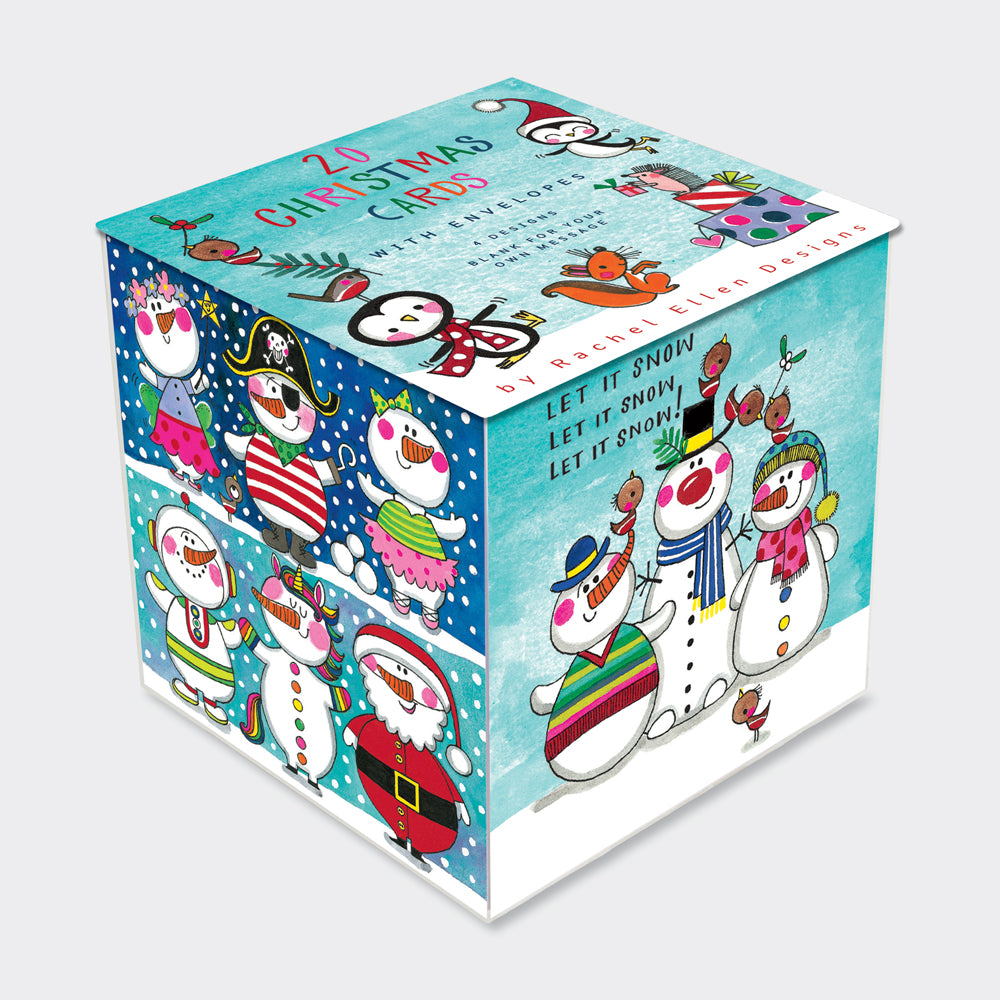 Christmas Cube - Santa, Snowmen & Reindeer