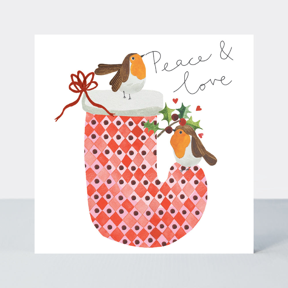 Christmas Cube - Yule Log Cosy Theme - Box of 20 Cards