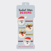 Kid's Christmas Hair Elastics - Santa & Rudolph
