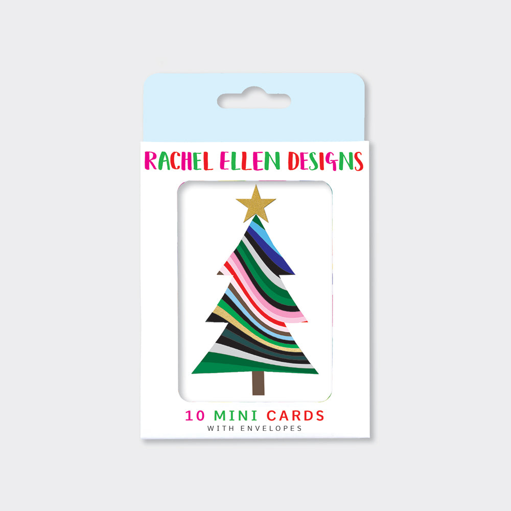 Pack of 10 Notecards - Christmas Tree