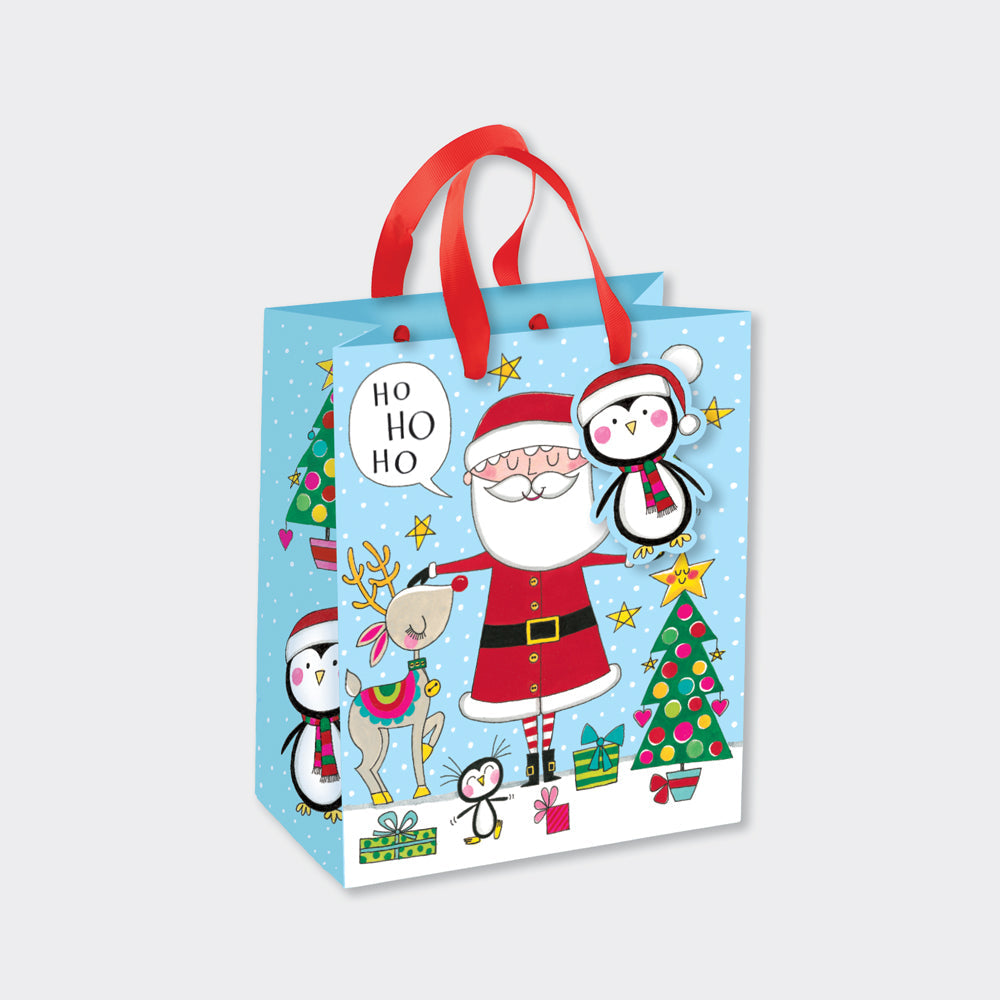 Christmas Medium Gift Bag - Santa