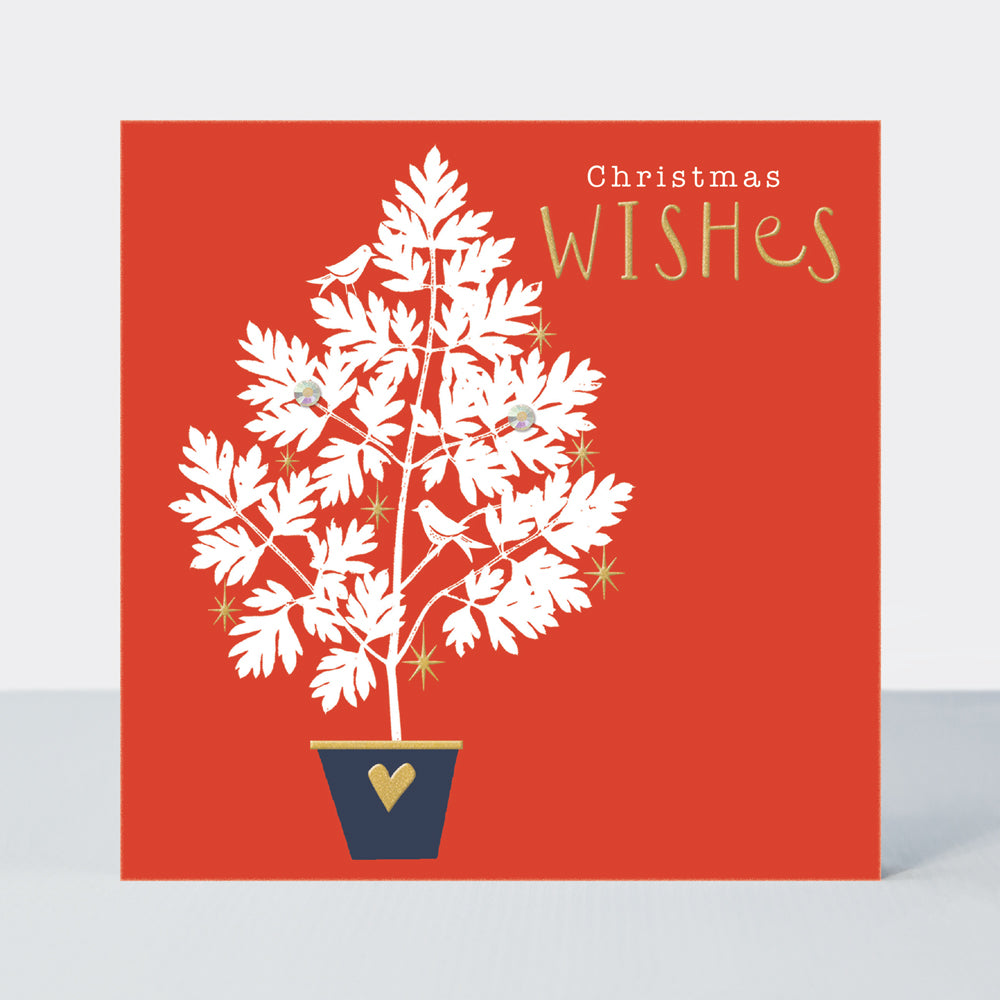 Good Tidings - Christmas Wishes/Red Tree Christmas Card