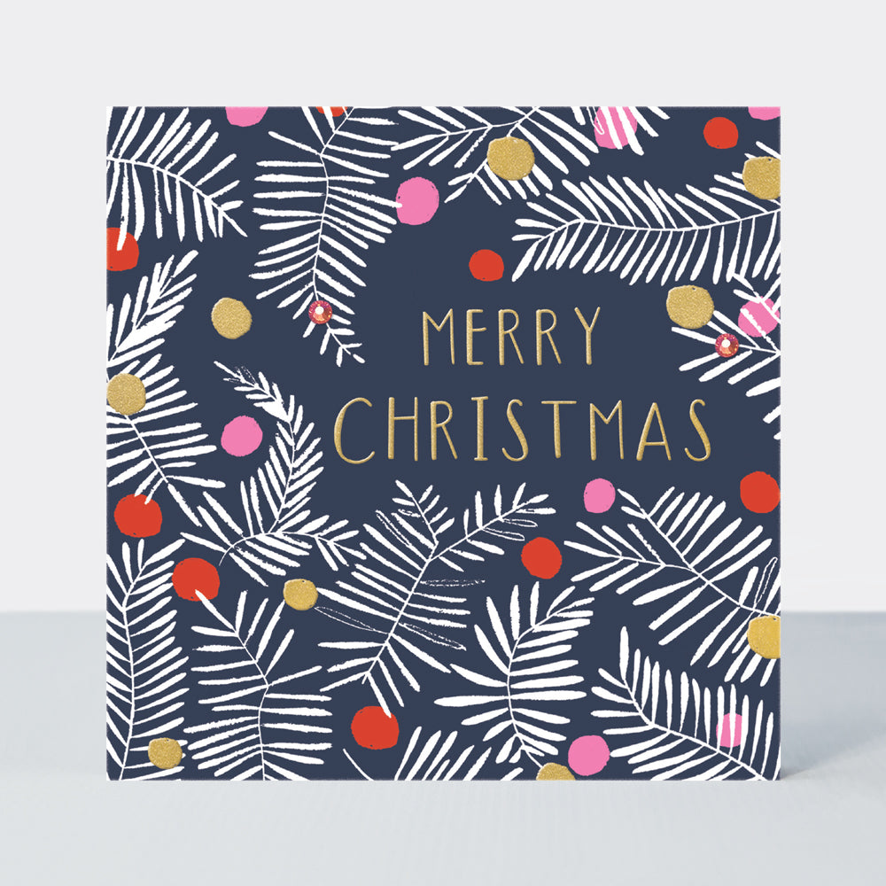 Good Tidings - Merry Christmas/Pine Needles Christmas Card