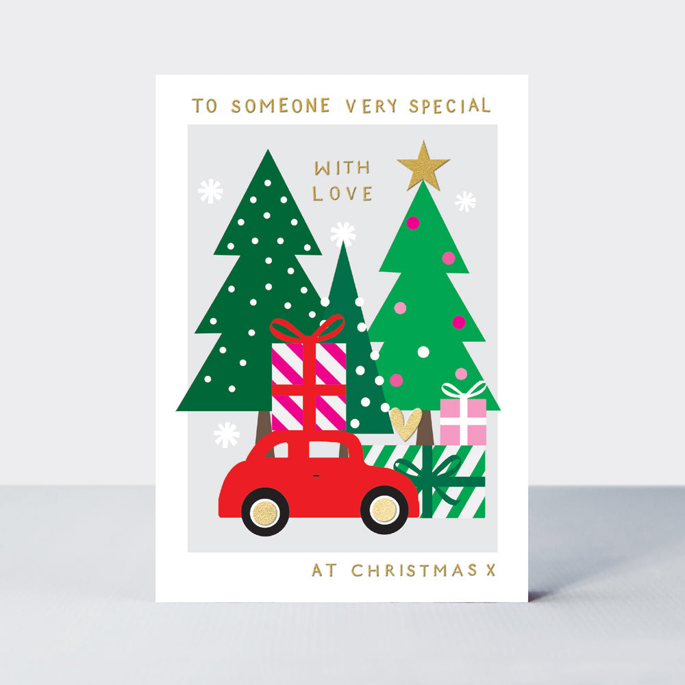 Christmas Card - Someone Very Special/Christmas Presents -Evergreen