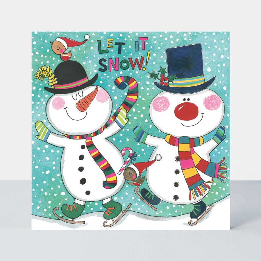 Christmas Jigsaw Cards - Snowmen