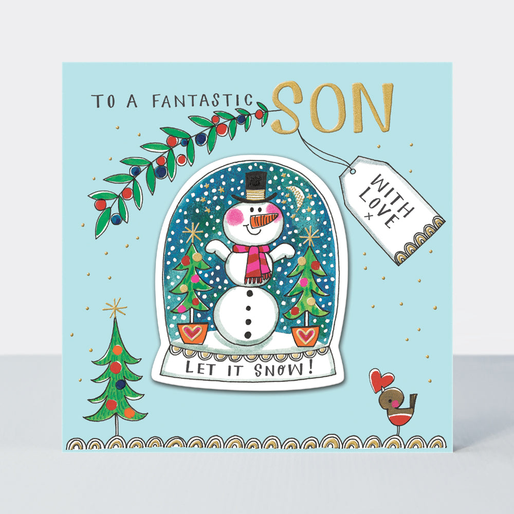 Juniper - Fantastic Son/Snow Globe Christmas Card