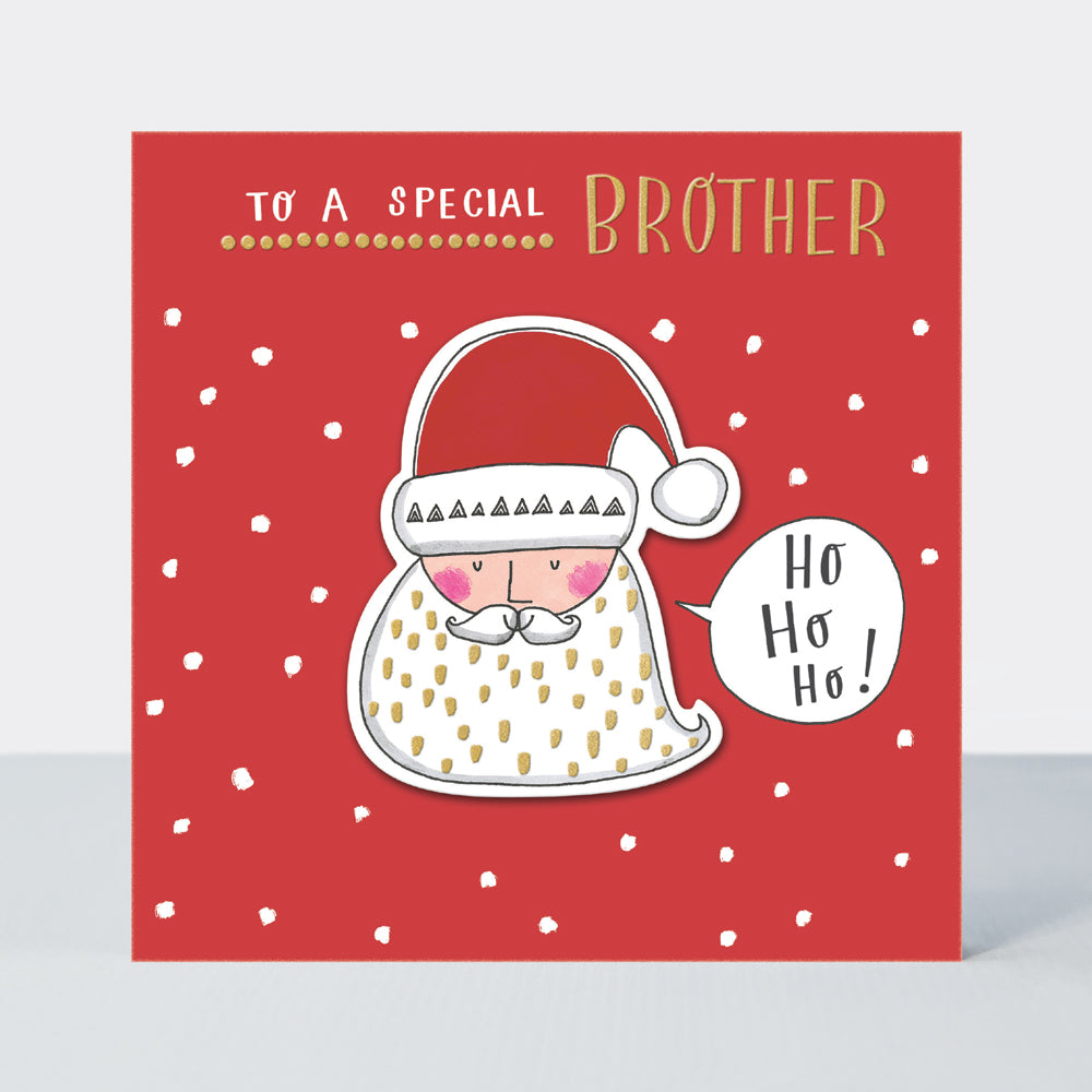Juniper - Special Brother/Santa Christmas Card