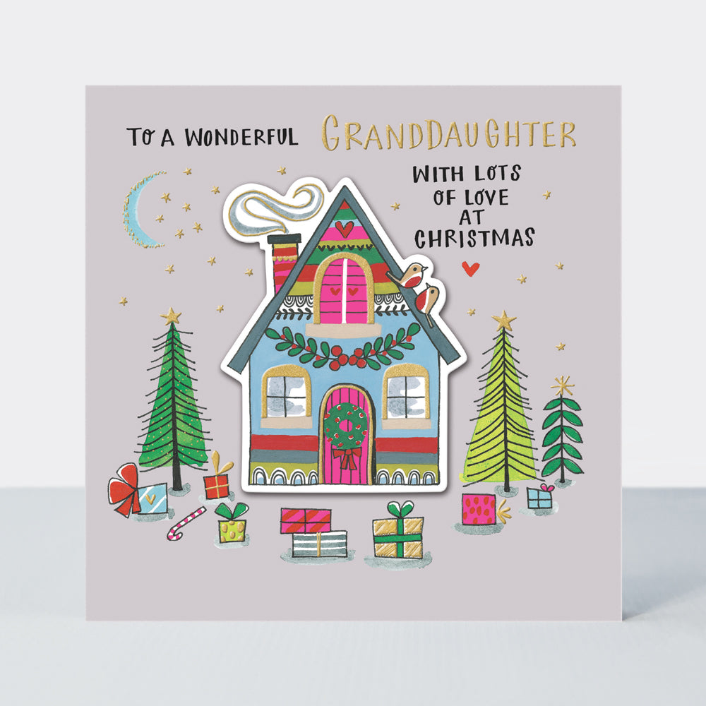 Juniper - Wonderful Granddaughter/House Christmas Card