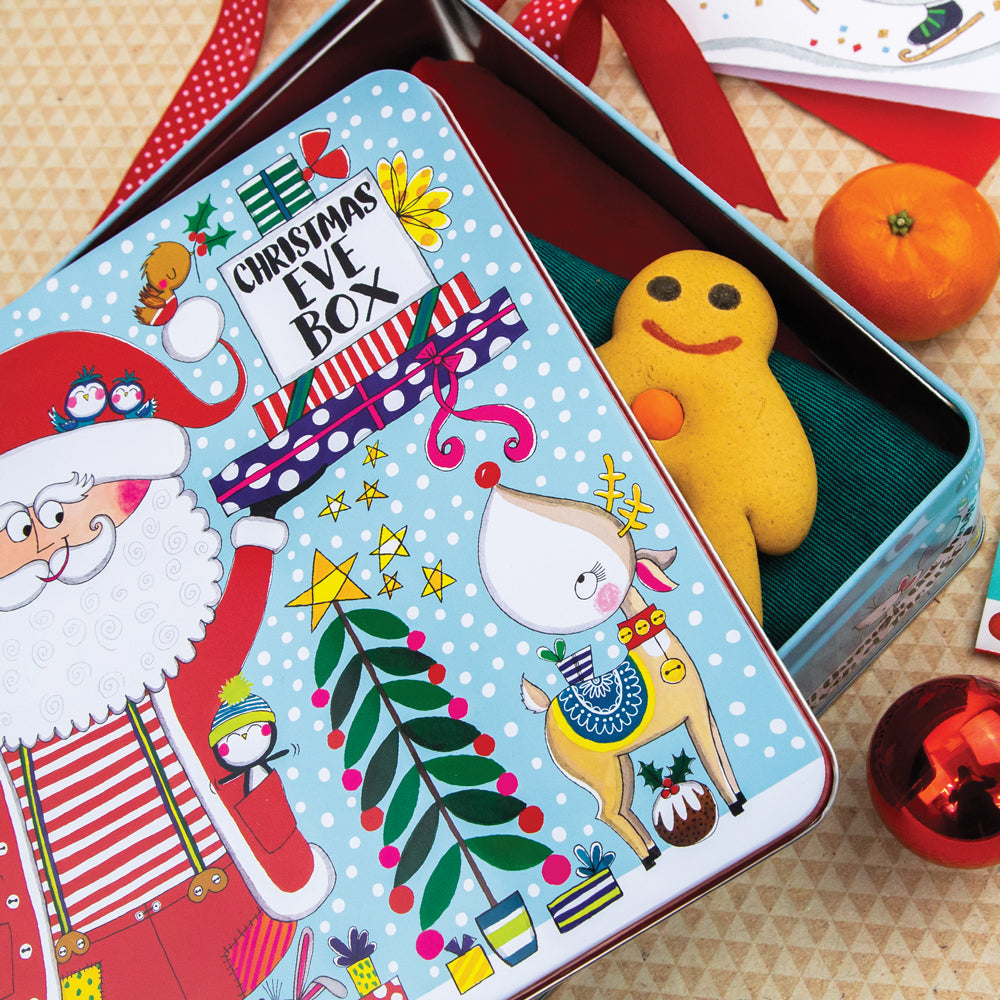 Christmas Eve Tin - large keepsake box for children