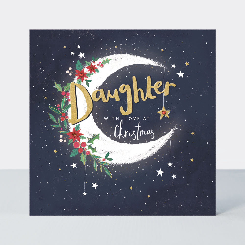 Mistletoe & Wine - Daughter Christmas Card