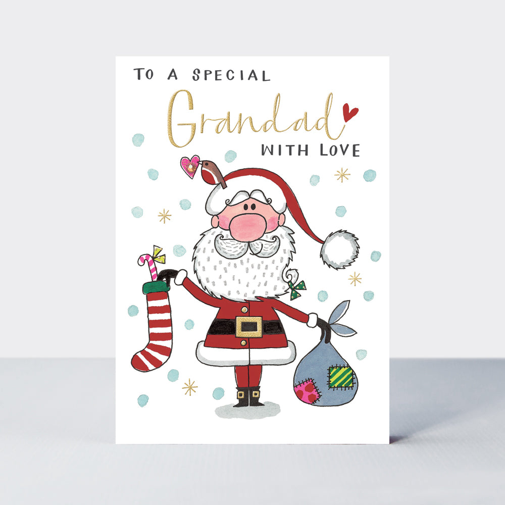 Sugar Plum - Special Grandad/Santa - Greetings Card