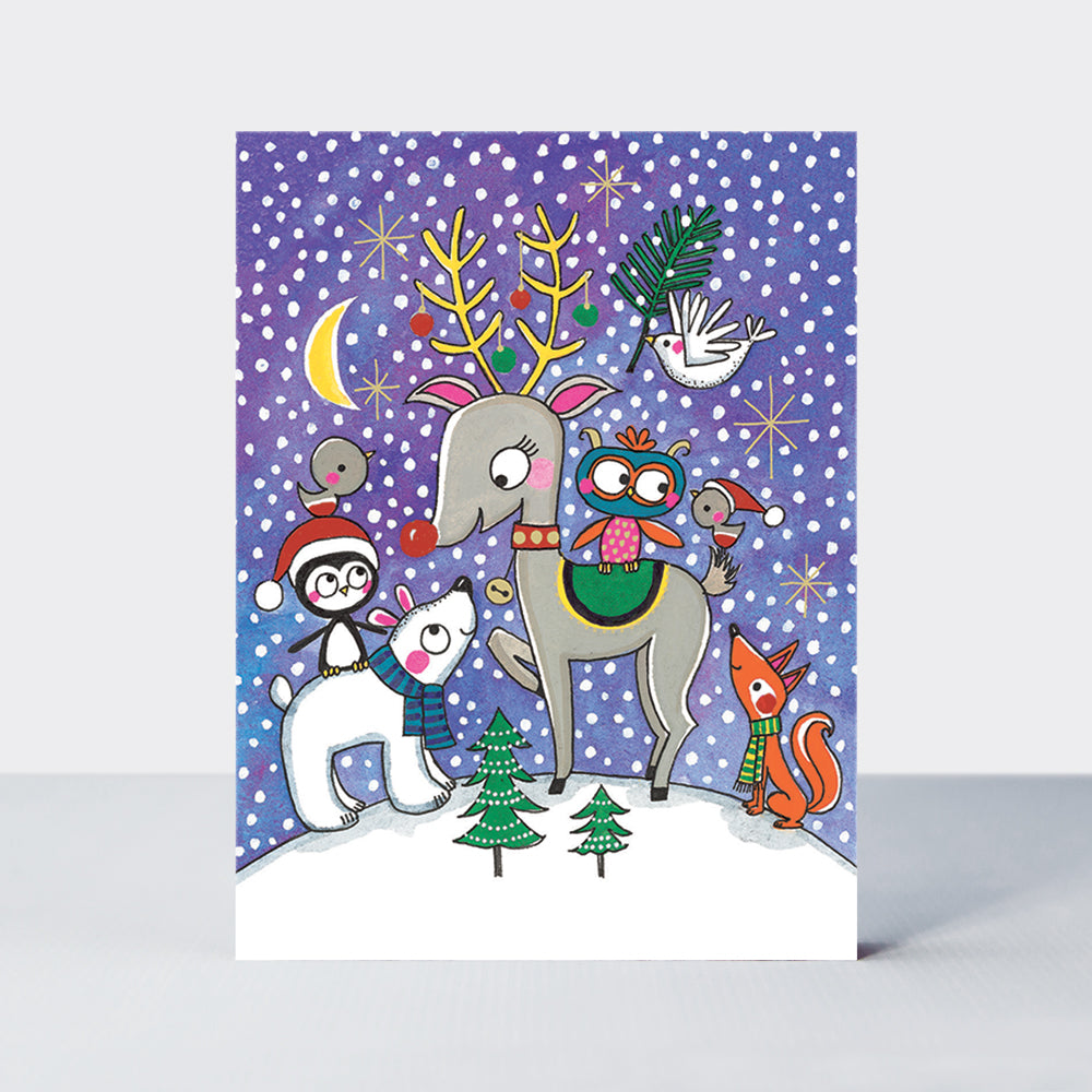 Rectangular Christmas Boxes - Christmas animals