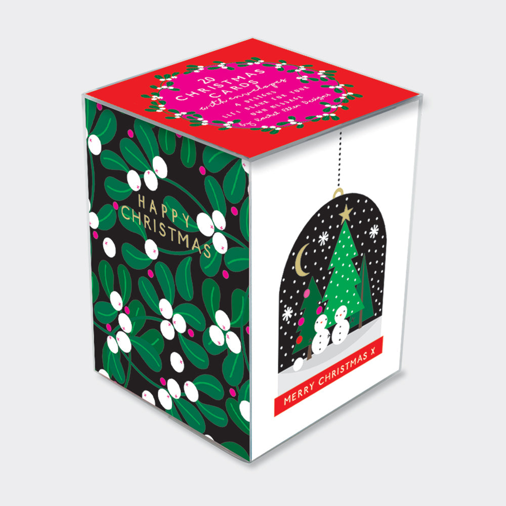 Rectangular Christmas Boxes - Evergreen