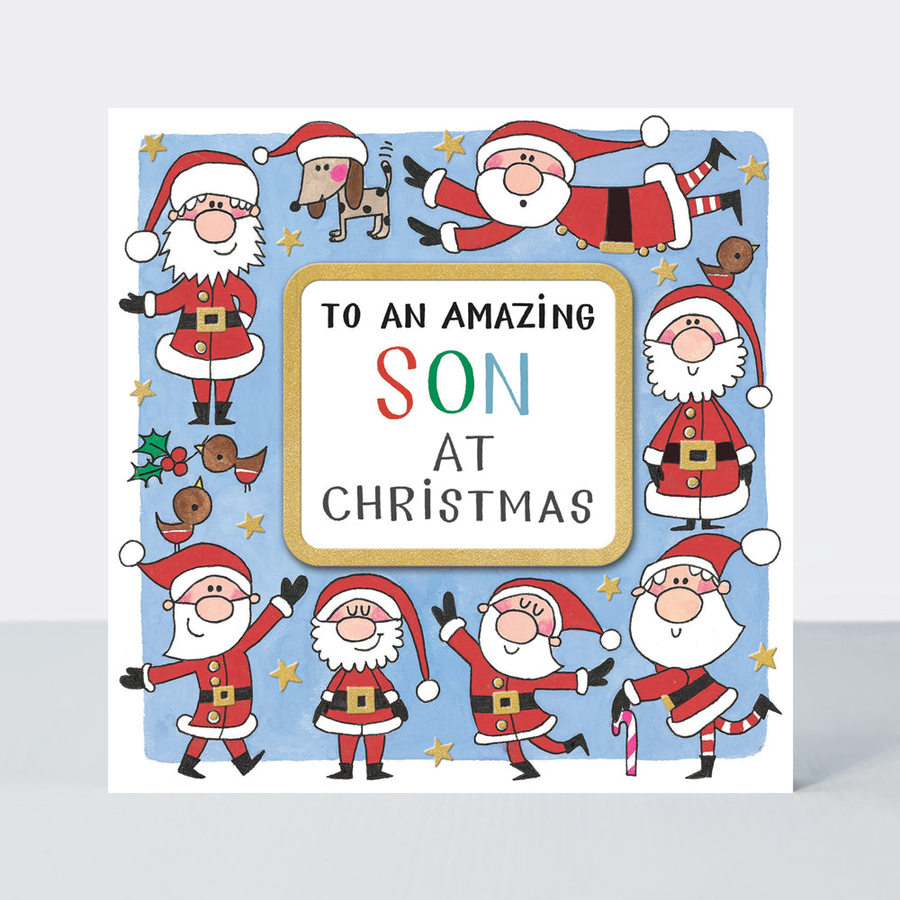 Christmas Card - Amazing Son - Santas