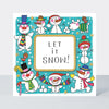 Christmas Card - Let it snow! - Snowmen