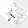 Christmas Santa Scene Colouring Book