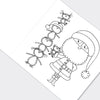 Christmas Colouring Book - Santa & Snowman