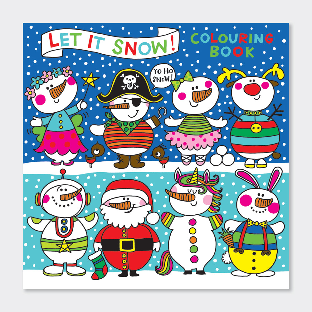 Let It Snow Christmas Colouring Book