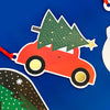 Pack of 4 Gift Tags - Christmas Tree & Car