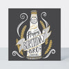 Zebra Crossing - Brother Birthday Beer  - Birthday Card