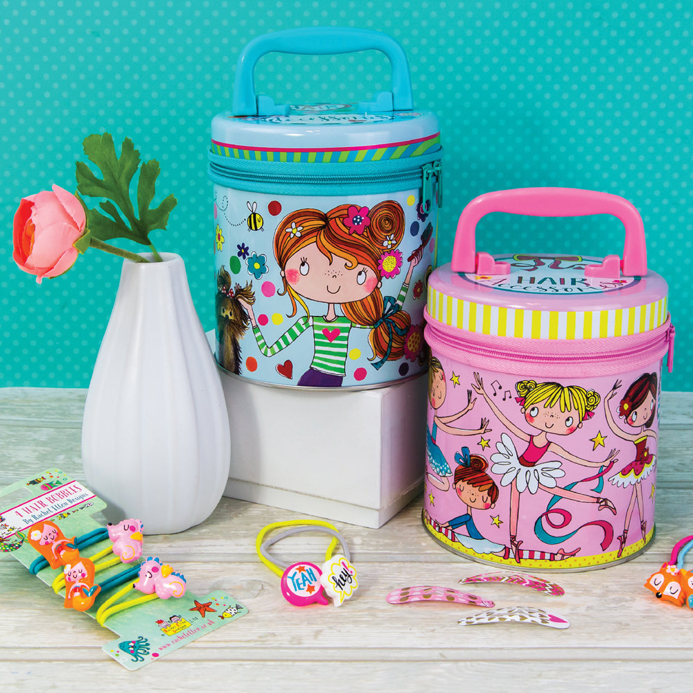 Zipped Storage Tins Hair Accessories/Ballerina