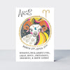 Zodiac Birthday Card - Aries