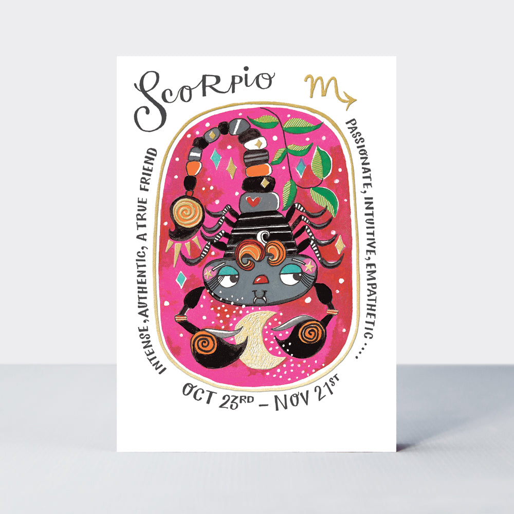 Scorpio Birthday Card - Zodiac (October 23 - November 21)