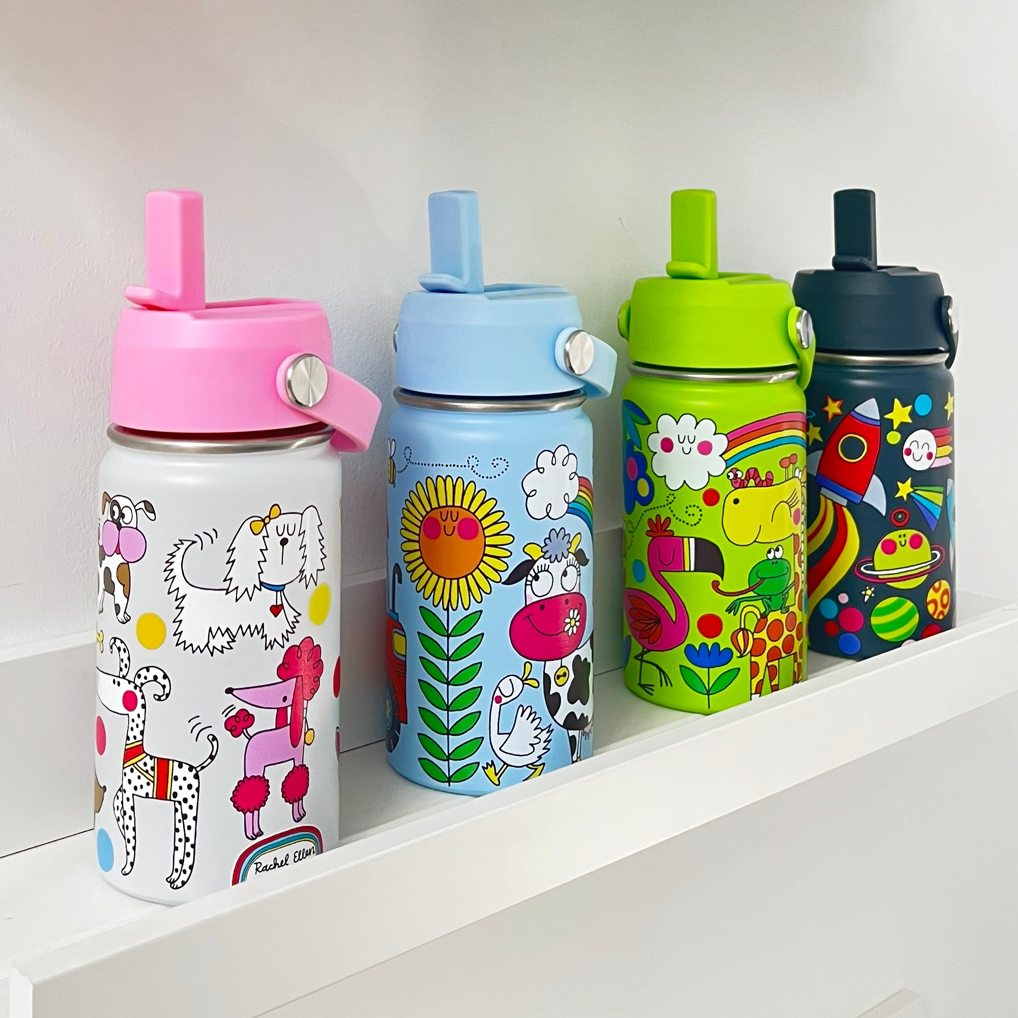 On The Farm Kids Insulated Stainless Steel Water Bottle - 340ml