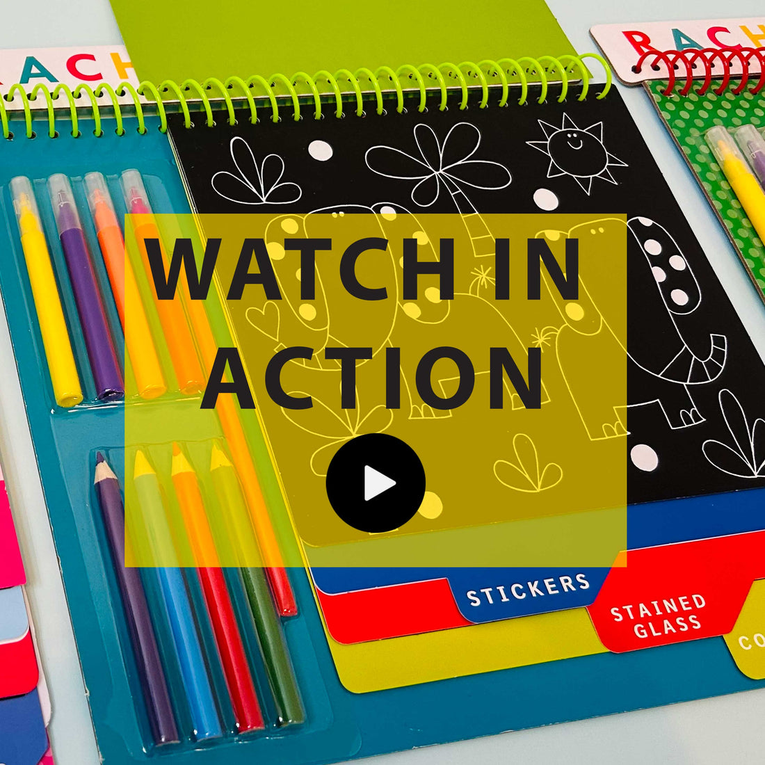 Activity Book with Scratch Art & Stickers - Jungle