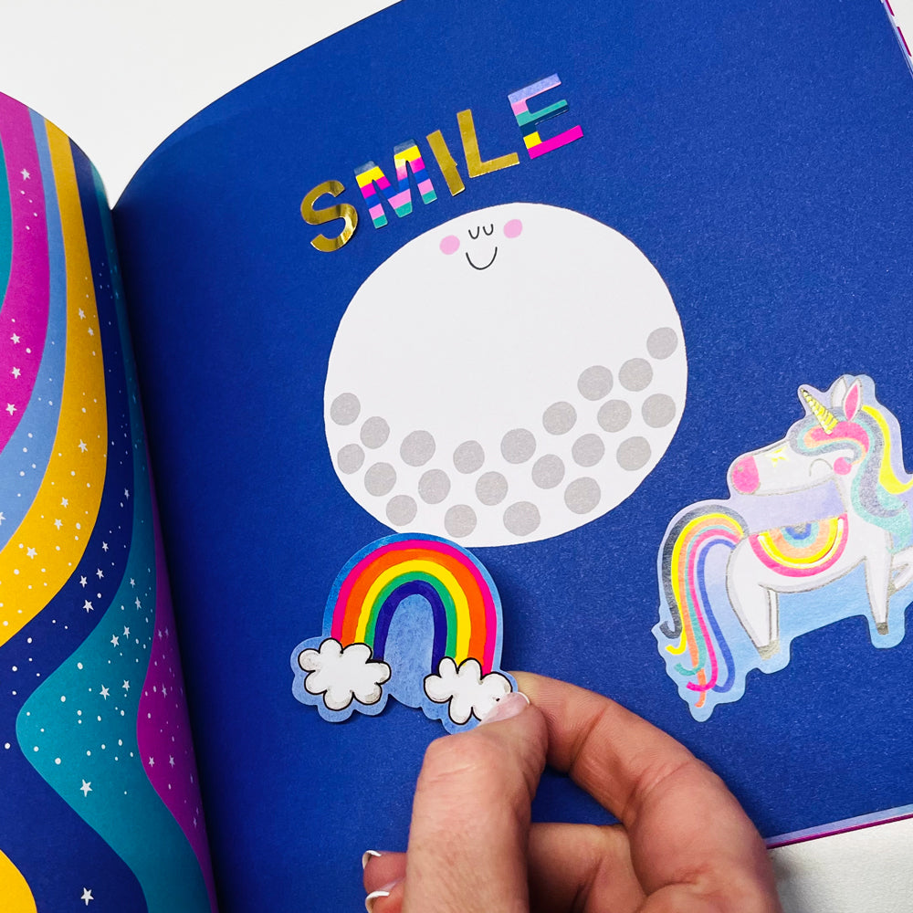 Sticker Scene and Colouring Book - Moondance