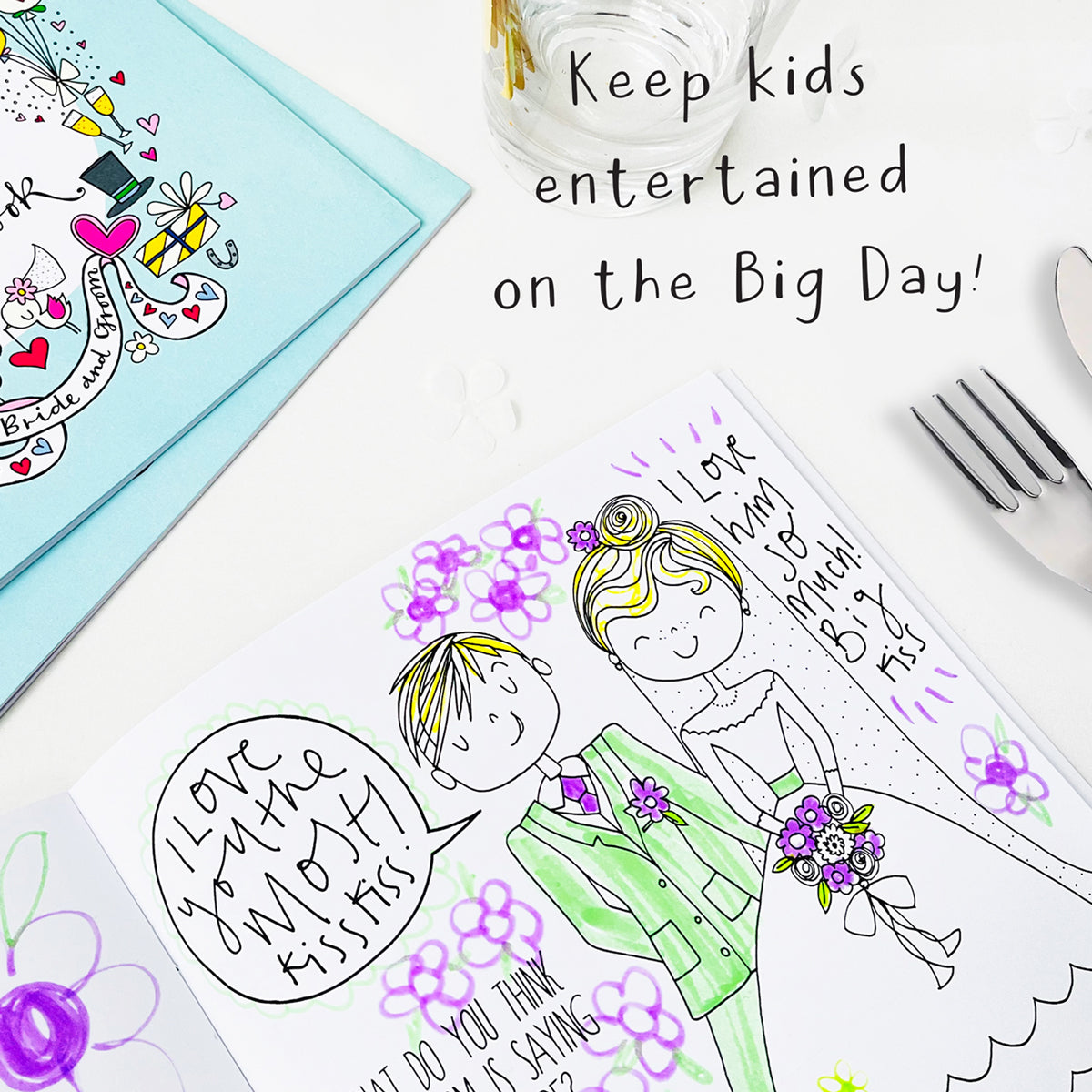 Wedding Activity Colouring Book
