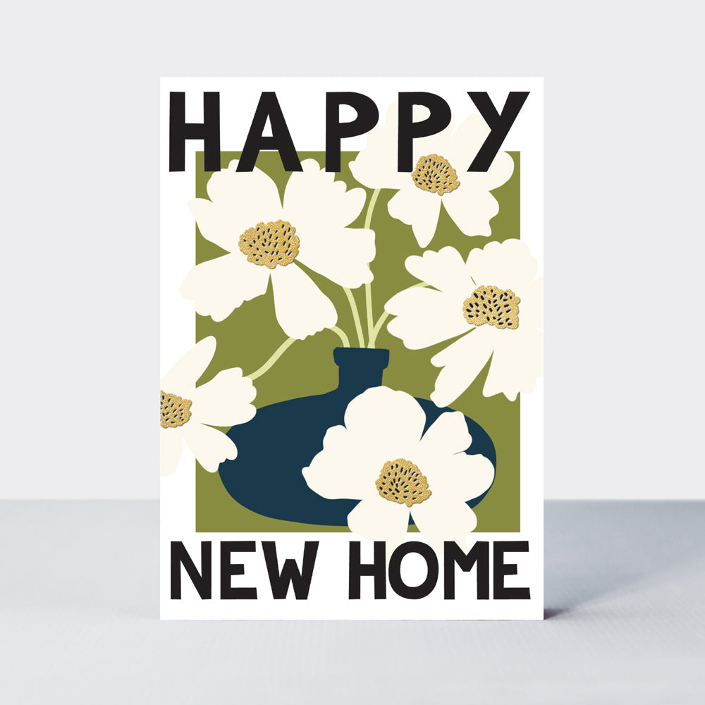 Belle - Cosmos Bunch - Happy New Home Card