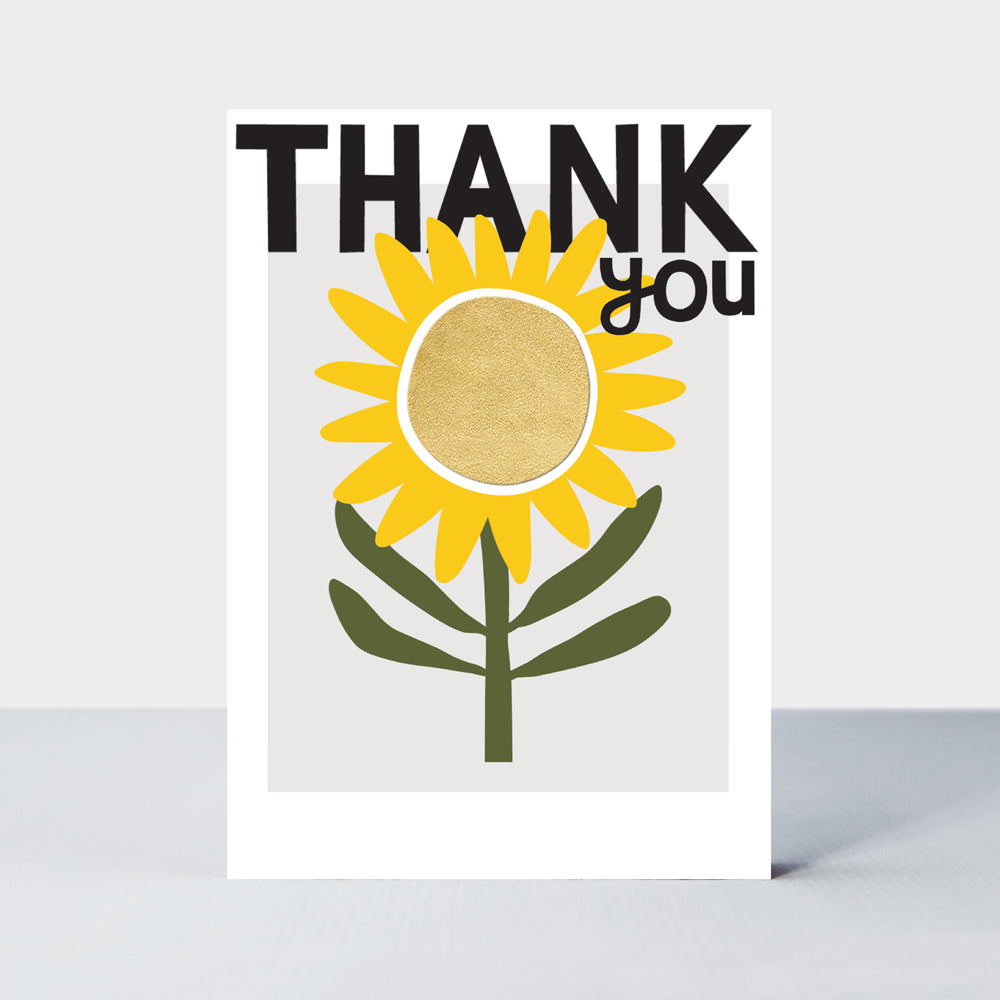 Belle - Sunflower - Thank You Card