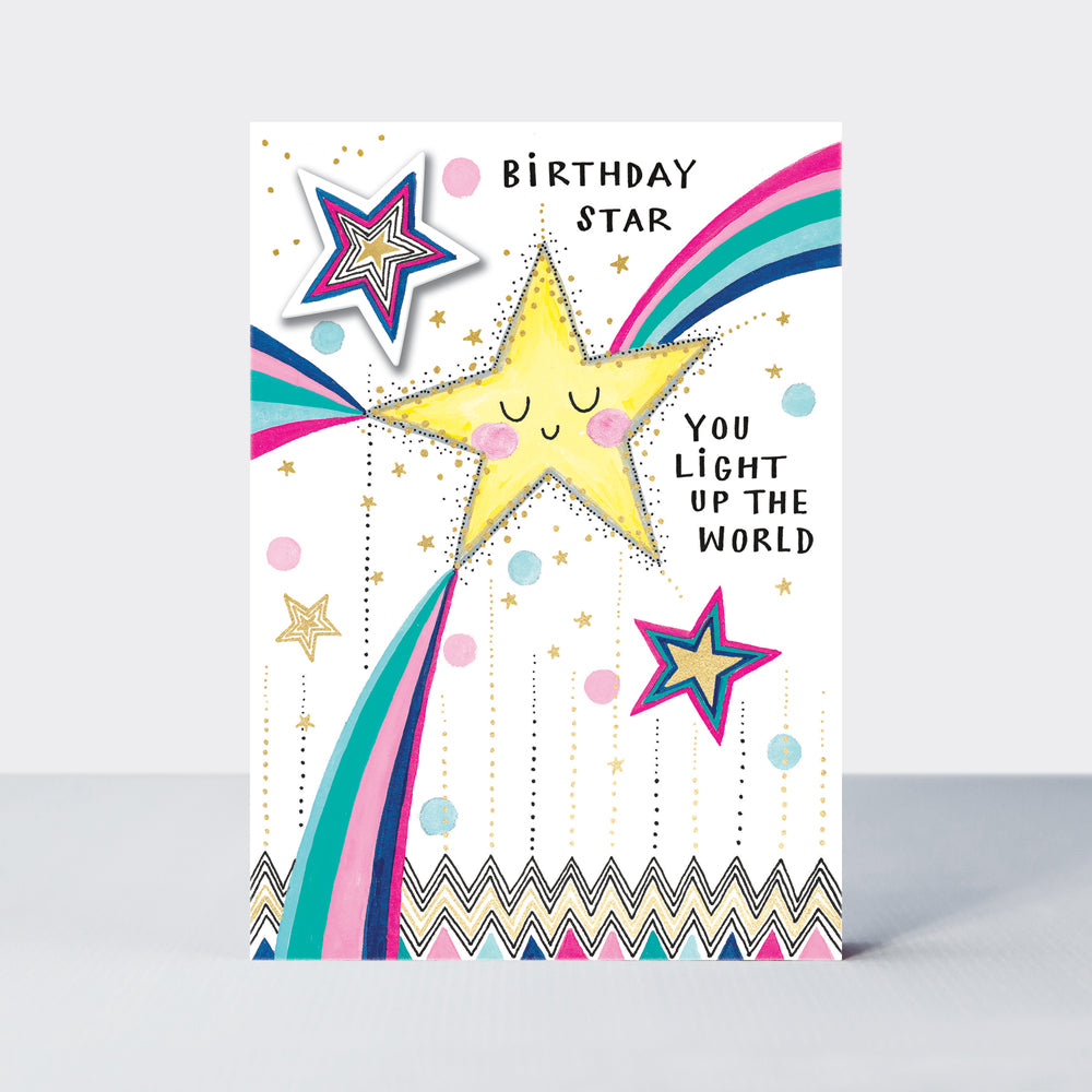 Bewitched - Birthday Star You Light up the World - Birthday Card