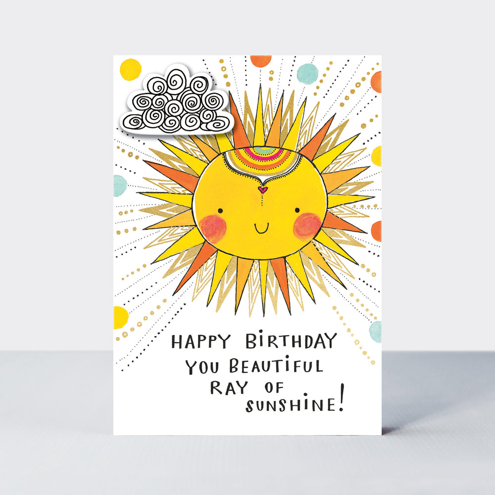 Bewitched - Happy Birthday You Beautiful Ray of Sunshine - Birthday Card
