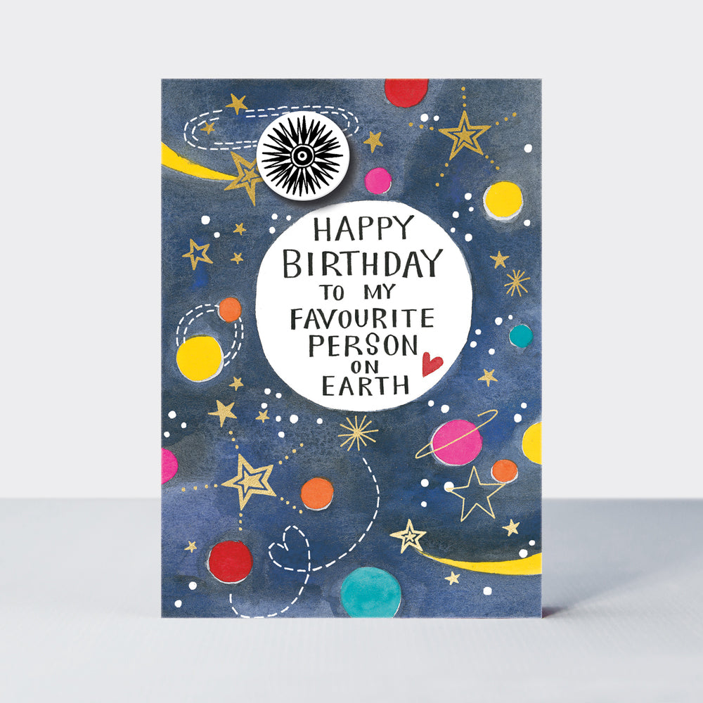 Bewitched - Happy Birthday To My Favourite Person On earth - Birthday Card