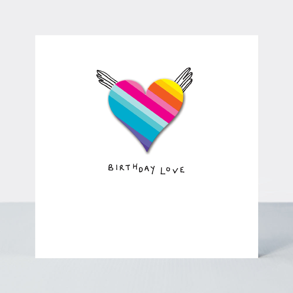 Lollipop - Birthday Love Heart - Birthday Card