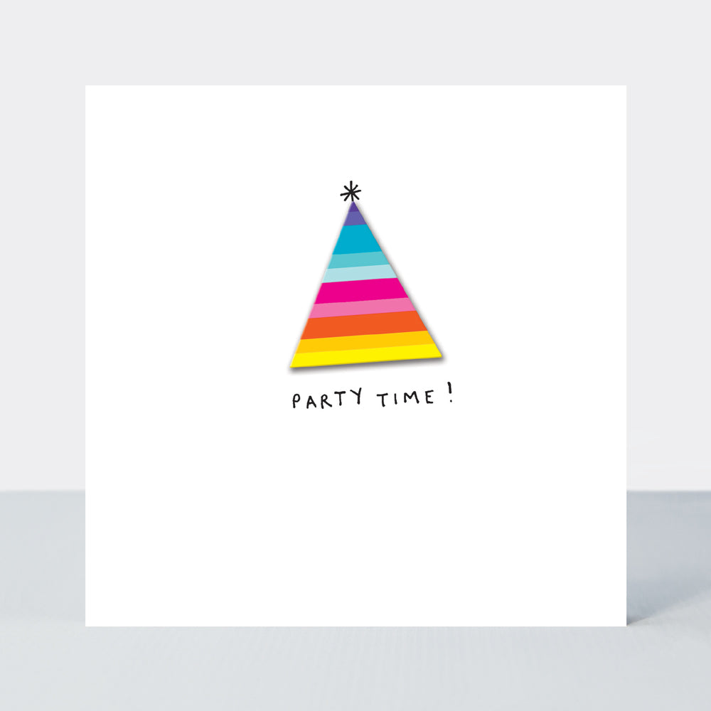 Lollipop - Party Time! Party Hat - Birthday Card