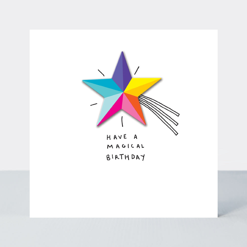 Lollipop - Magical Birthday Shooting Star - Birthday Card