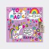 Lockable Secret Diary - You Are Pure Magic - Unicorn