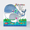 Side by Side - Grandad Have A Whaley Great Birthday  - Birthday Card
