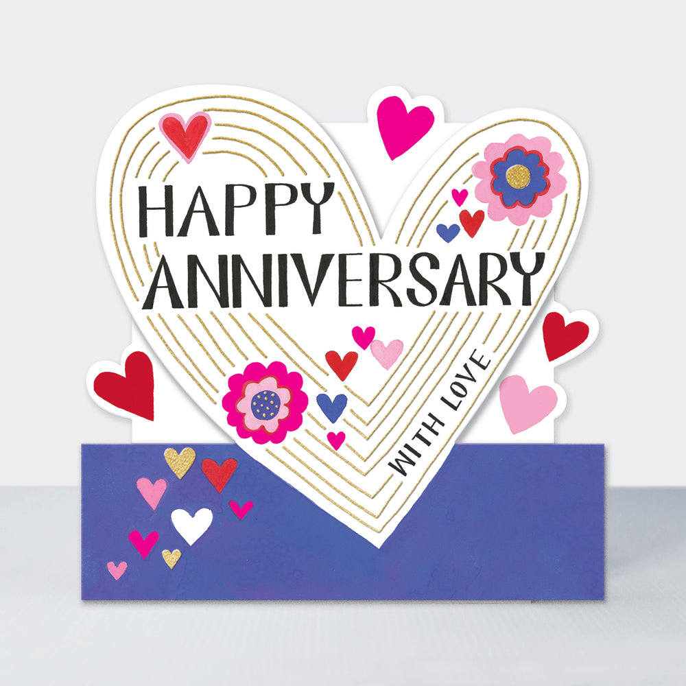 Side by Side - Happy Anniversary/Hearts & Flowers