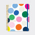 Wiro bound notebook with fun dotty design!