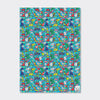 Gift Wrap Sheet  - Dinosaurs on teal