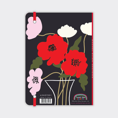 A5 Notebook - Notes Florals