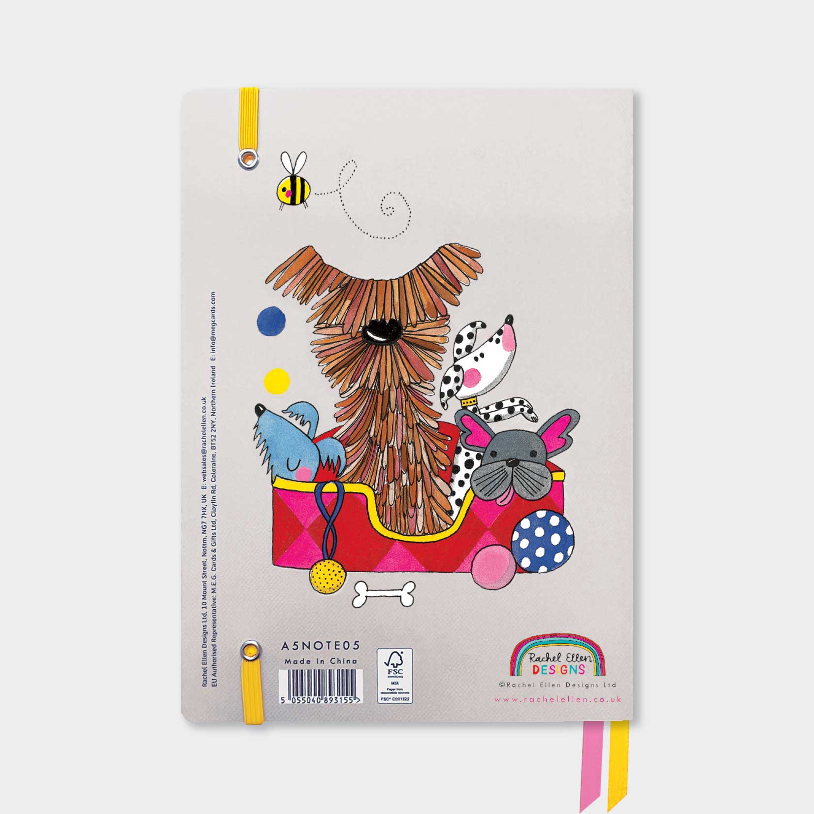 A5 Notebook - Living My Best Life! | Dogs Design