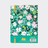 A6 Perfect Bound Notebook - Teal Floral/Notes