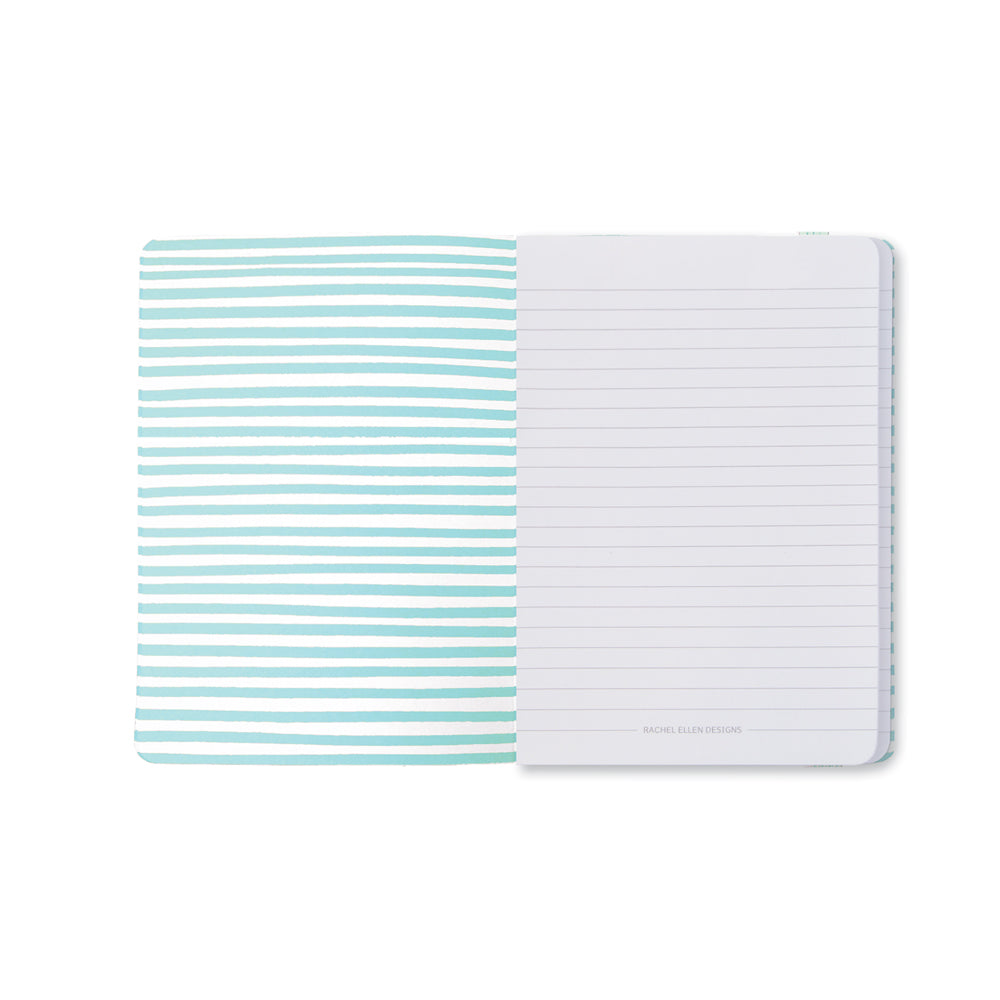 A6 Perfect Bound Notebook - Pink Floral/Notes & Thoughts